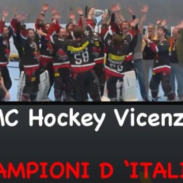 L’Hockey MC CONTROL VICENZA vince ancora a Milano 2-4 ed è SCUDETTO