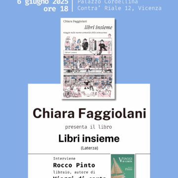 Bertoliana, venerdì 6 giugno incontro con l’autrice Chiara Faggiolani per parlare delle “nuove comunità della conoscenza”