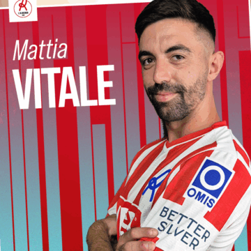 Mattia Vitale in biancorosso