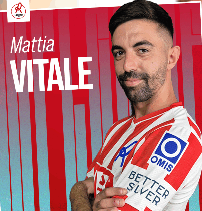 Mattia Vitale in biancorosso